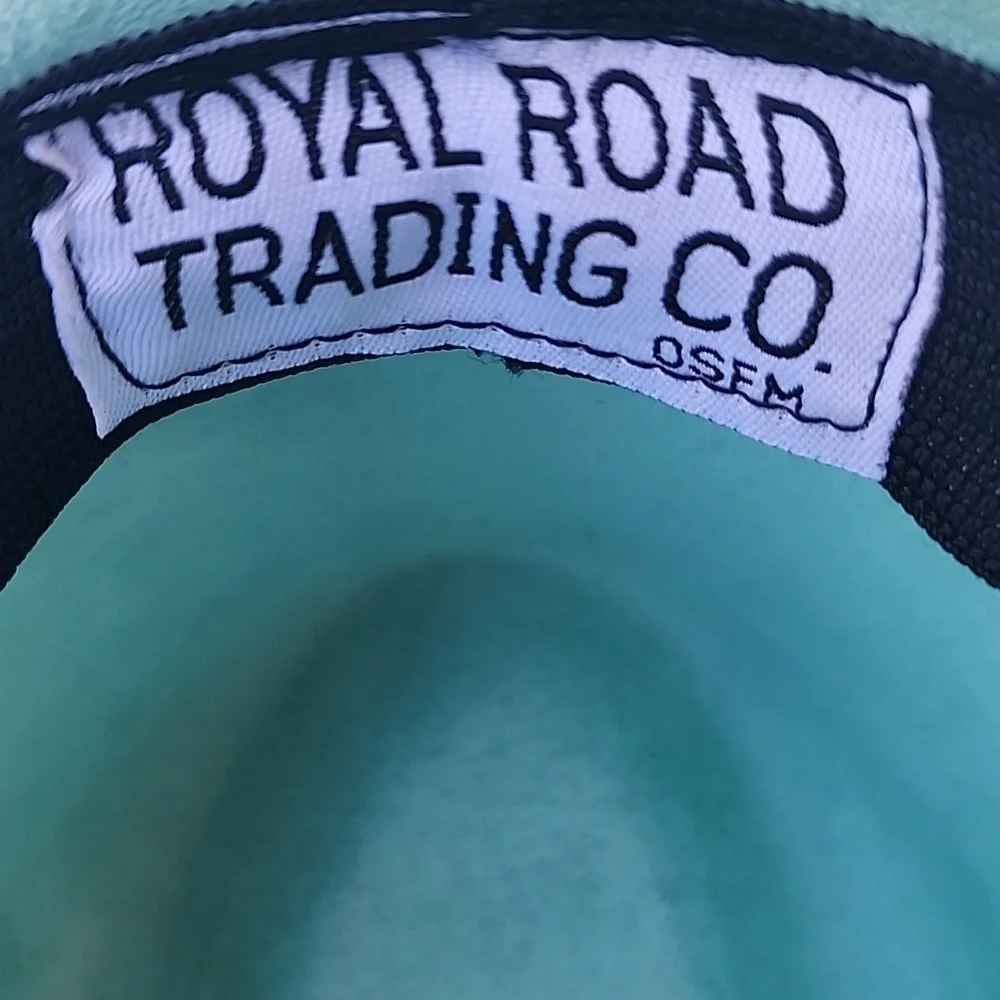 Royal Road Trading Company Teal Wide-Brim Suede Hat